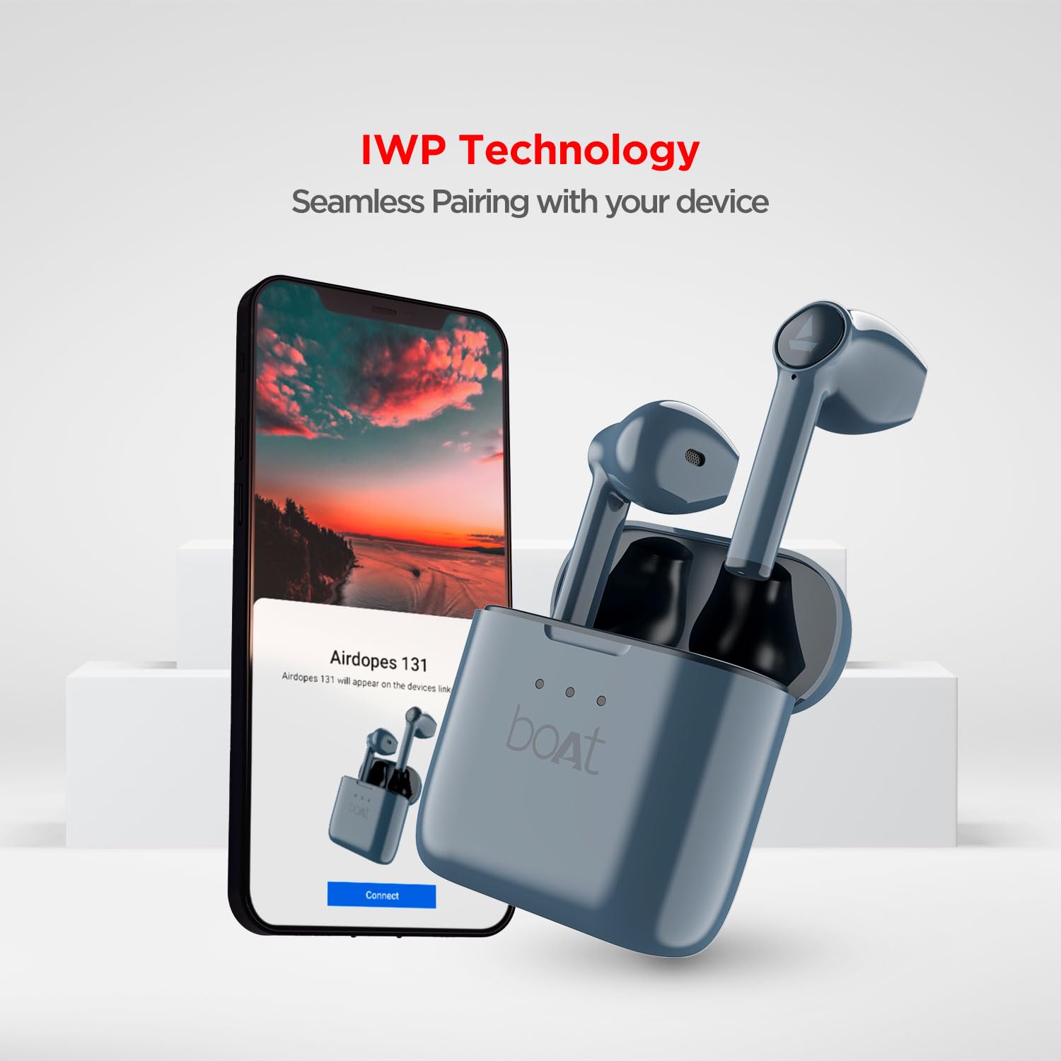 boAt Airdopes 131/8 with Wireless Bluetooth in Ear Earbuds
